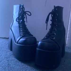 Demonia Platform Booties